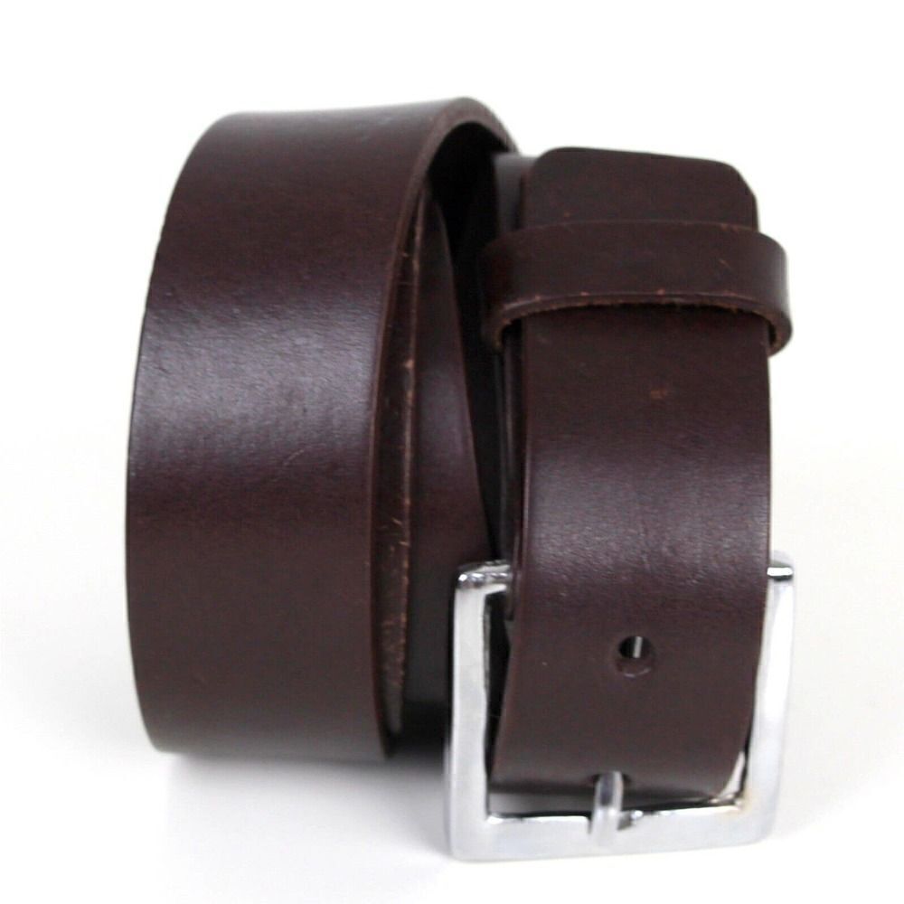 Mexico SADDLE BROWN GENUINE LEATHER 1.5"Wd CASUAL DRESS MEN'S BELT Sz 38 (78M